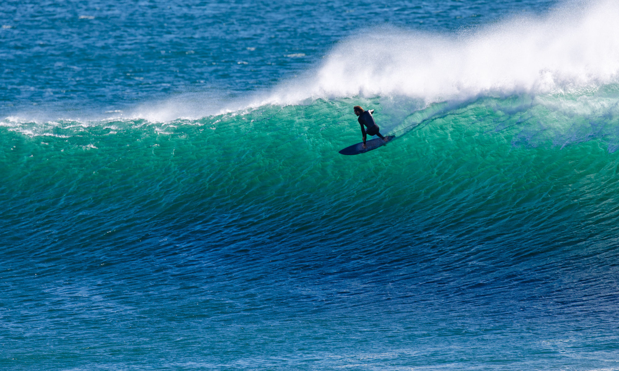 Surfing near Amesnaz, Morocco by Mark Johnson/Ironstring